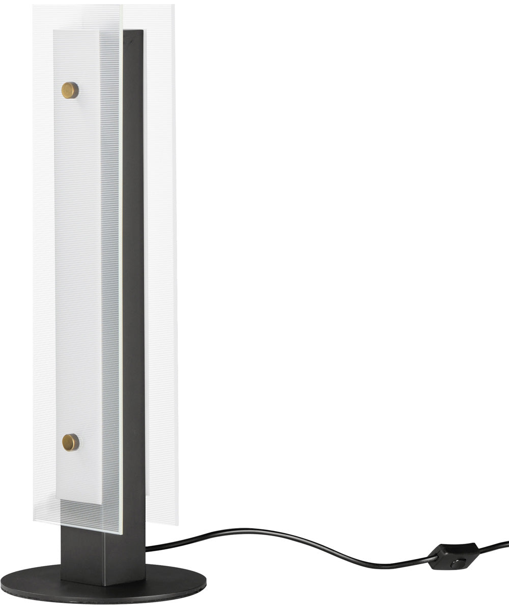 Spectre 20 inch Table Lamp Black / Natural Aged Brass