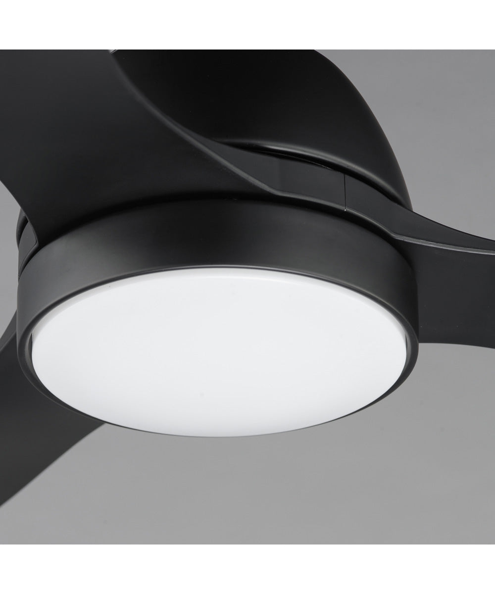 Drifter 52 inch Outdoor Fan w LED Black