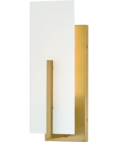 Roman 1-Light Medium Single Light Sconce in Lacquered Brass