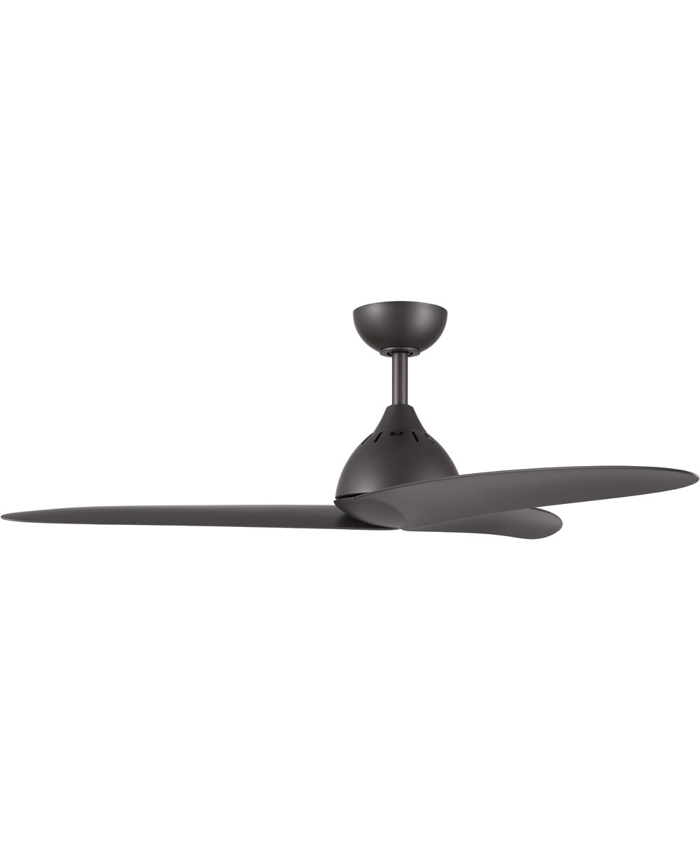 Nirra 52-in. 3-Blade Modern Ceiling Fan Satin Natural Bronze