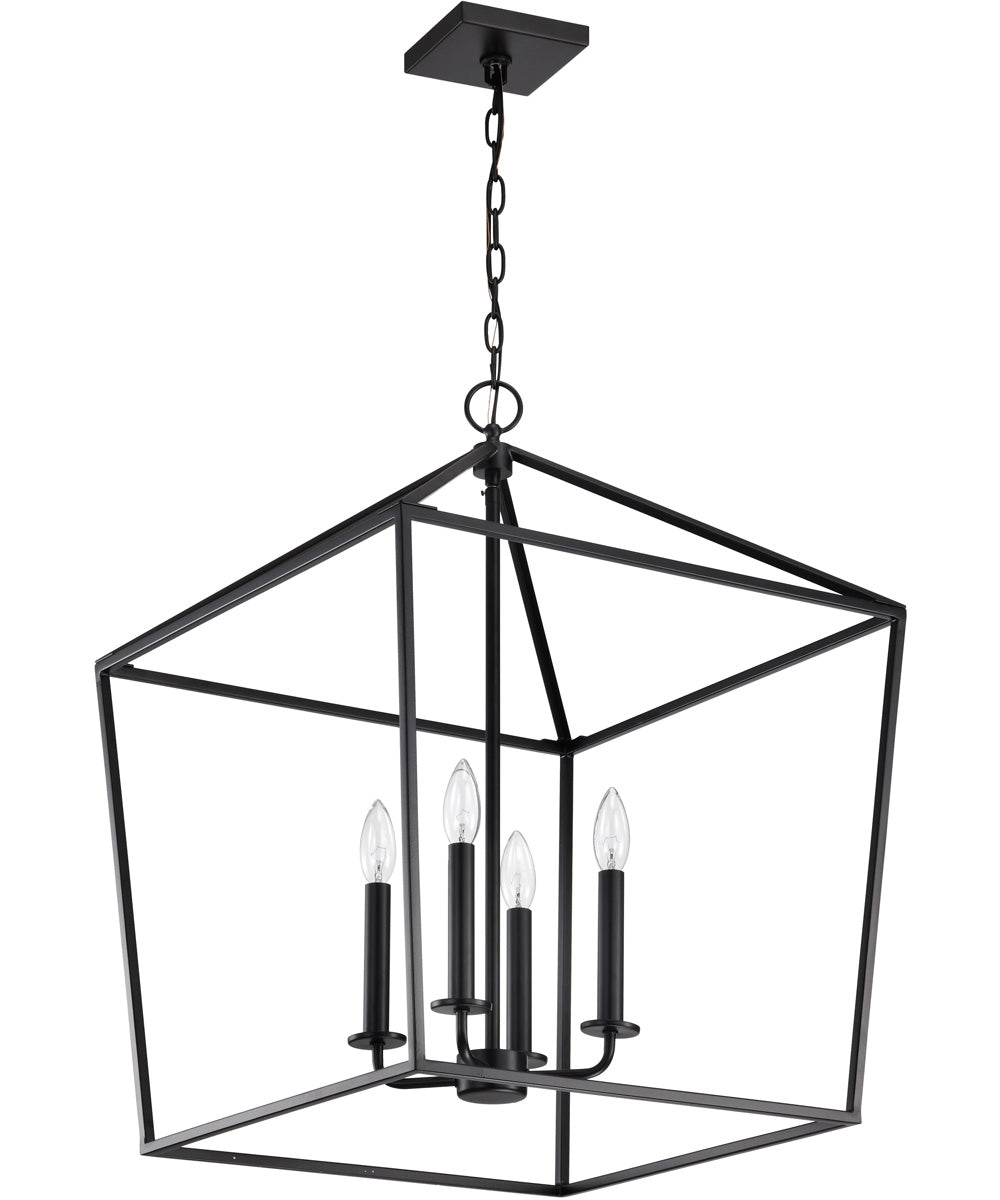 Emma 4-Light Pendant Matte Black