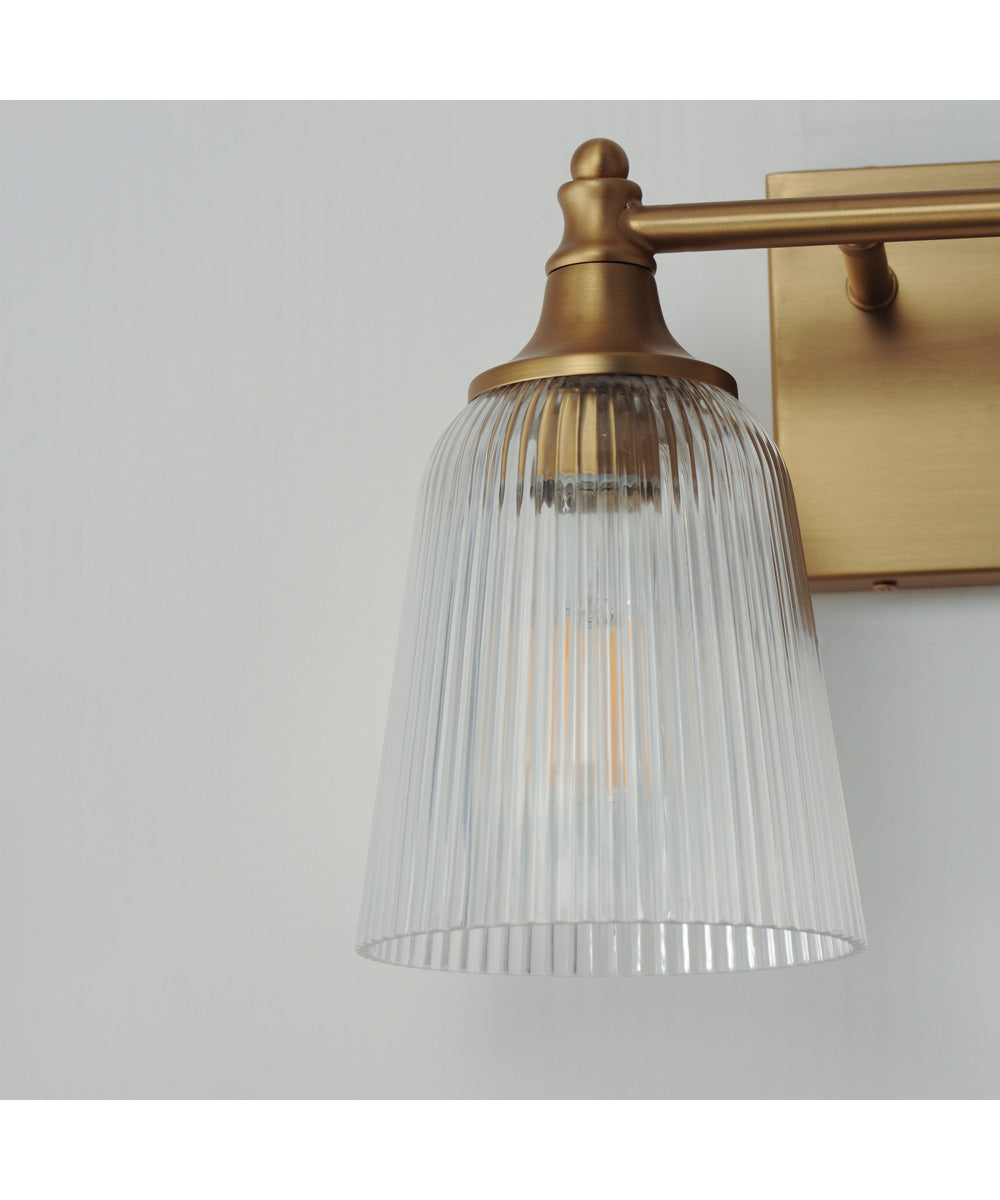 Julip 2-Light Bath Vanity Natural Aged Brass