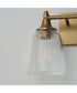 Julip 2-Light Bath Vanity Natural Aged Brass