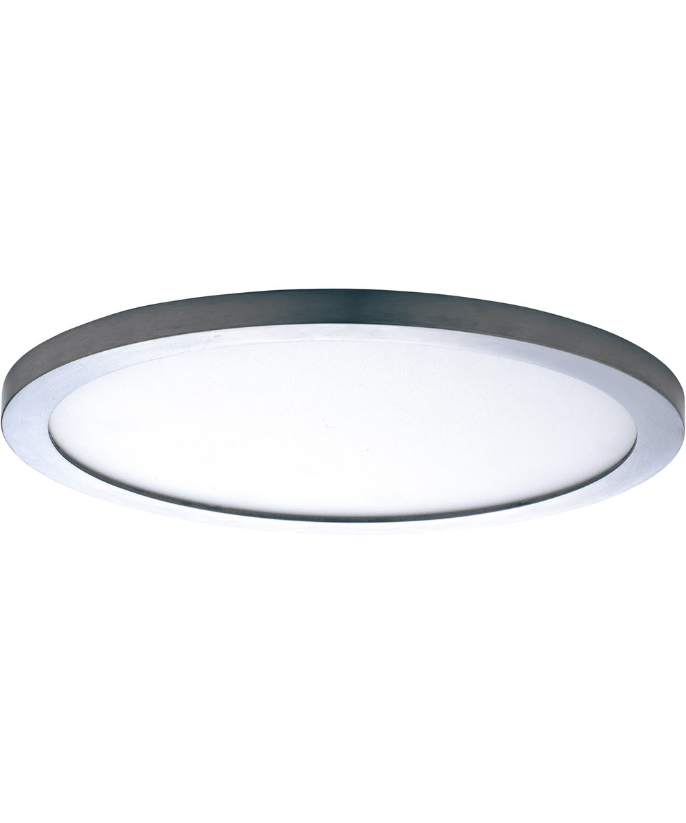 Chip 7 inch 15W RD LED Flush Mount Satin Nickel