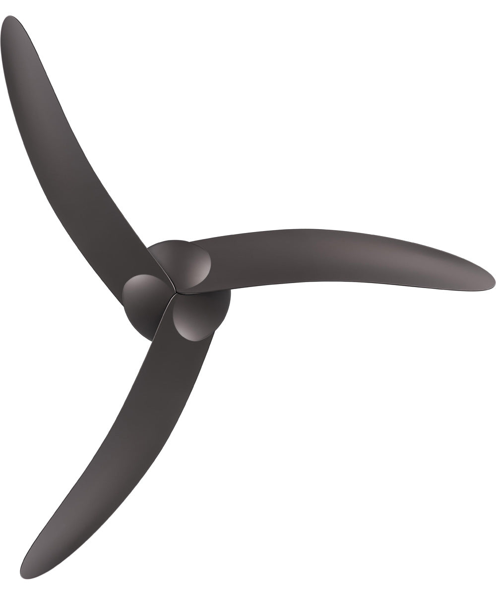 Nirra 52-in. 3-Blade Modern Ceiling Fan Satin Natural Bronze
