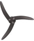 Nirra 52-in. 3-Blade Modern Ceiling Fan Satin Natural Bronze