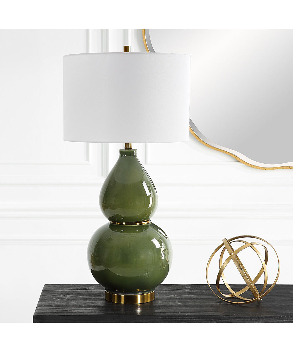 Gourd Green Table Lamp