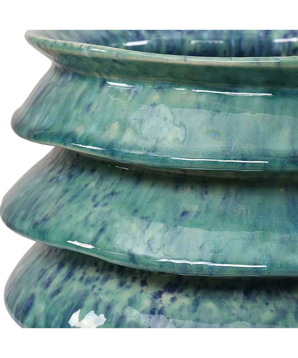 ZigZag Blue Green Bowls Set of 2