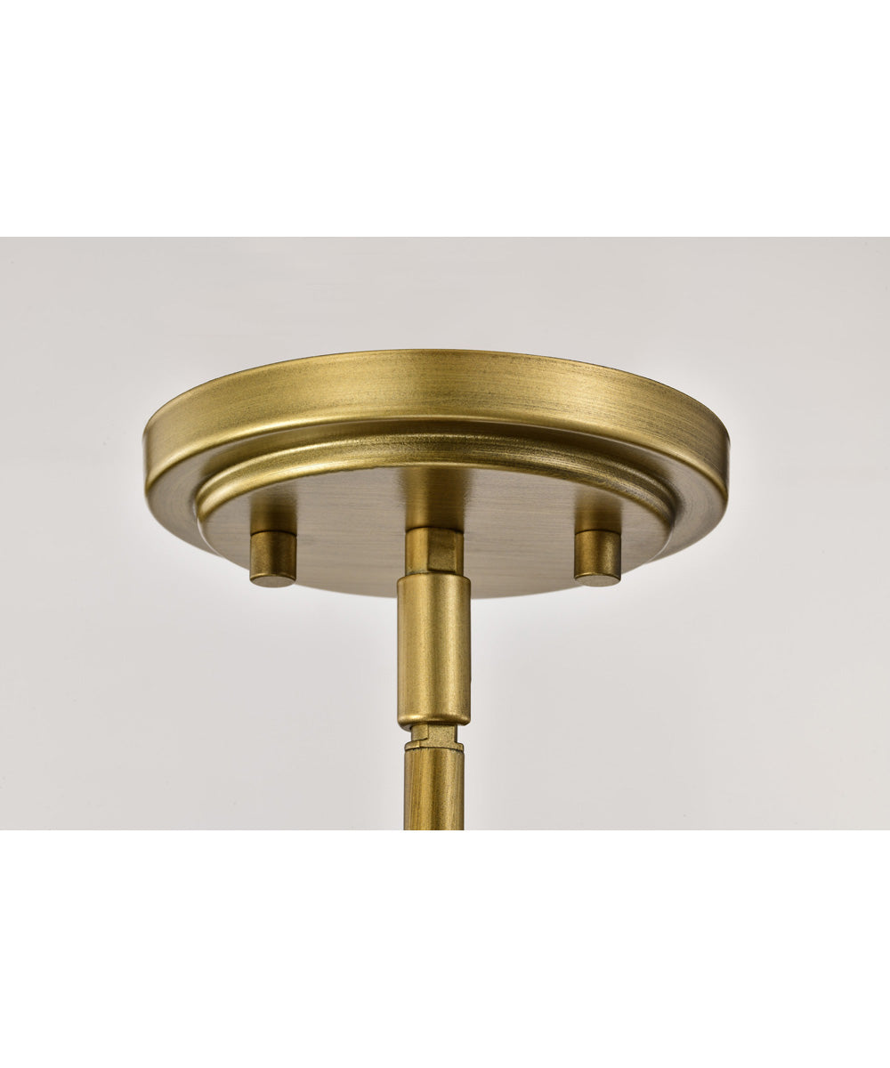 Solara 1-Light Pendant Natural Brass