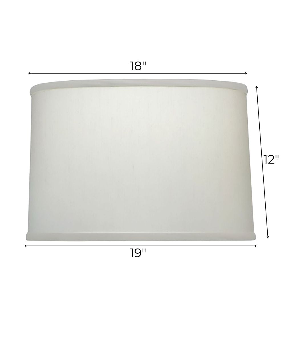 18x19x12 Pearl Supreme Satin Drum Hardback Lampshade