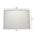18x19x12 Pearl Supreme Satin Drum Hardback Lampshade