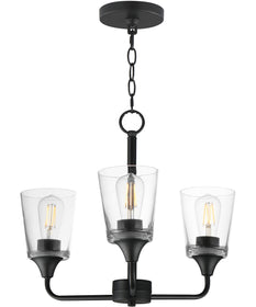 Hudson 3-Light Chandelier Black