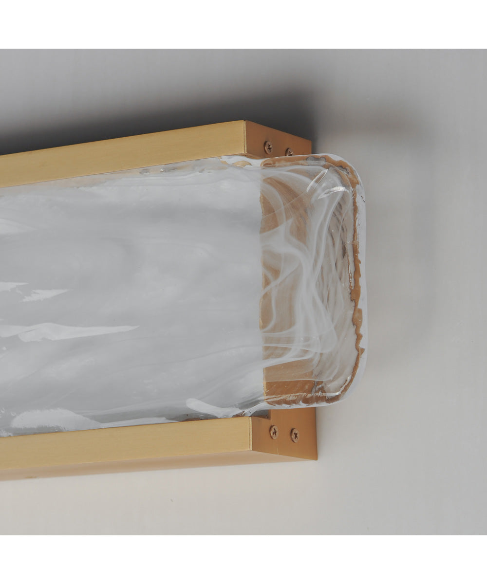 Celine 16 inch LED Bath Vanity Natural Aged Brass