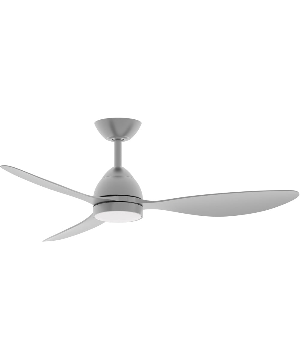 Drifter 52 inch Outdoor Fan w LED Satin Nickel