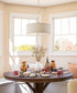 Margot 22"W 3-Light Brushed Steel Finish with Silver Metallic Drum Shade Pendant Light by KenroyHome