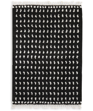 Minston Medium Rug Black/White