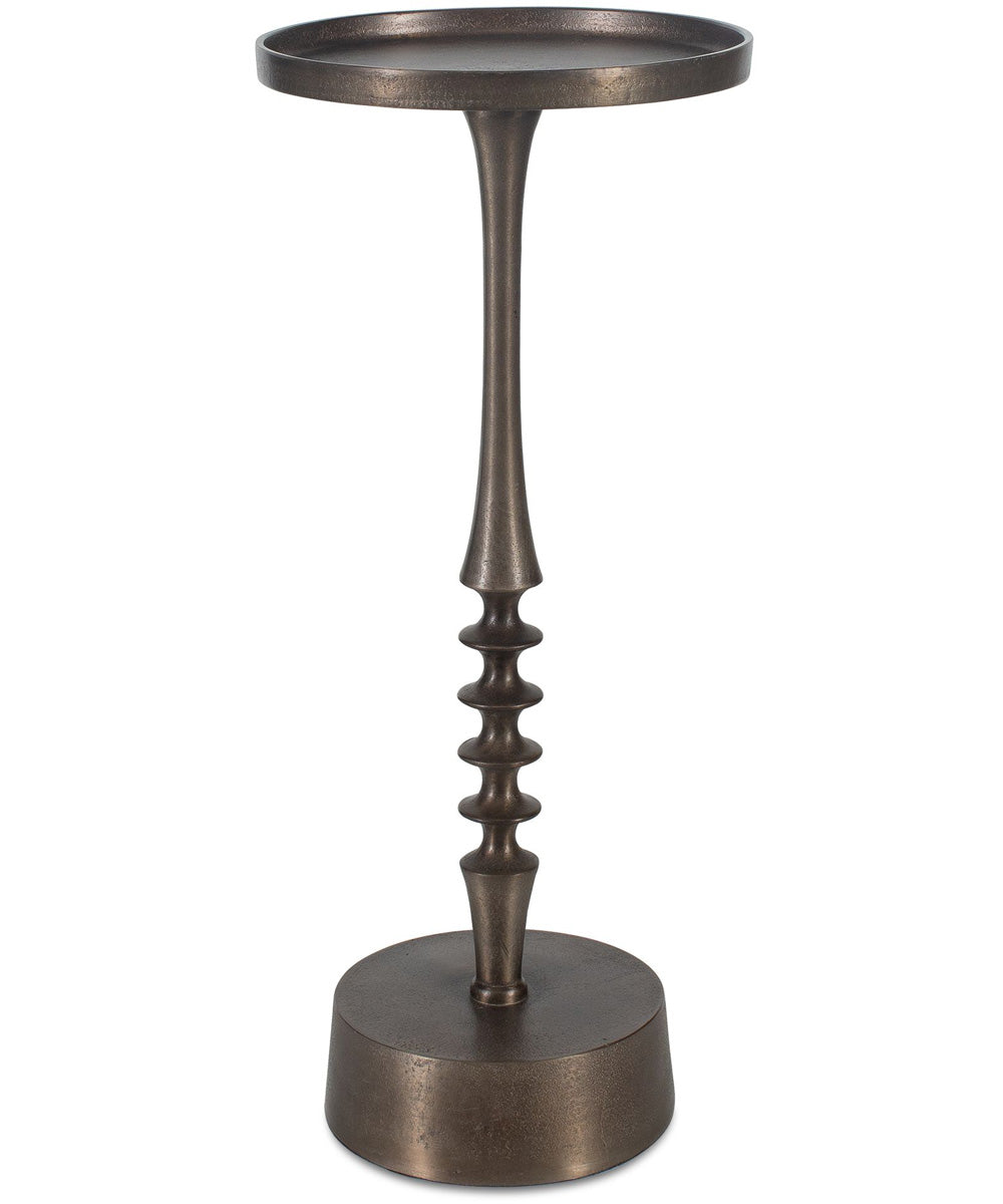 Accent Table in Bronze Antique