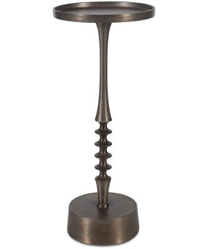 Accent Table in Bronze Antique