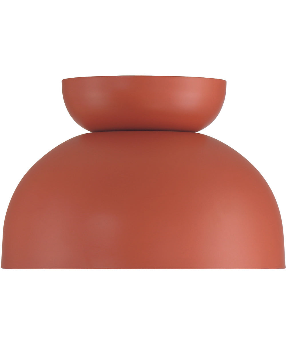 Ventura Dome 1-Light Lighting Baked Clay