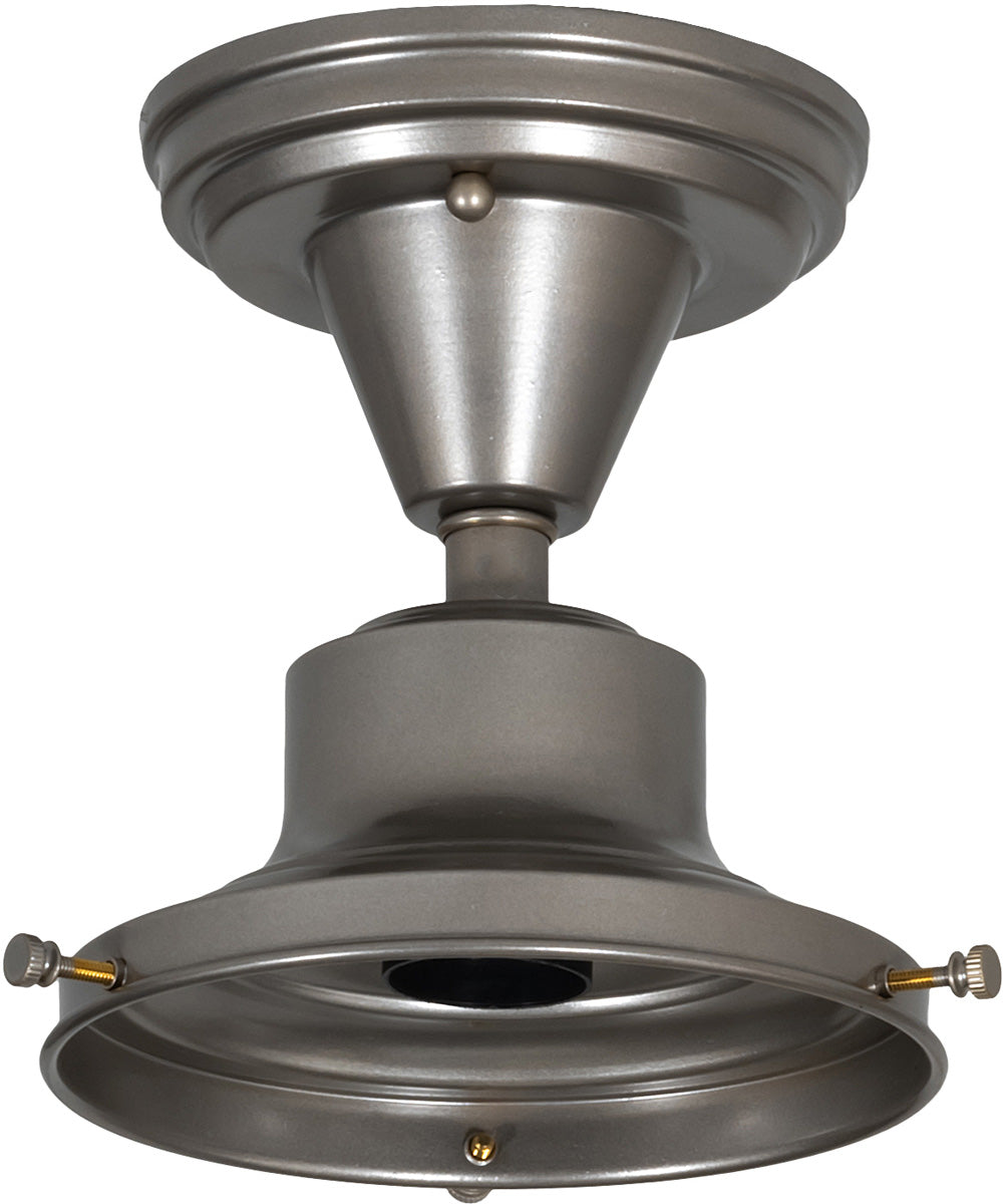 16" Wide Revival Schoolhouse Traditional Globe Semi-Flushmount