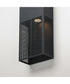 Grate 14 inch LED Outdoor Wall Sconce Black
