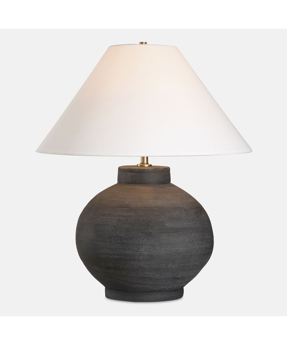 Tramore Rustic Charcoal Table Lamp