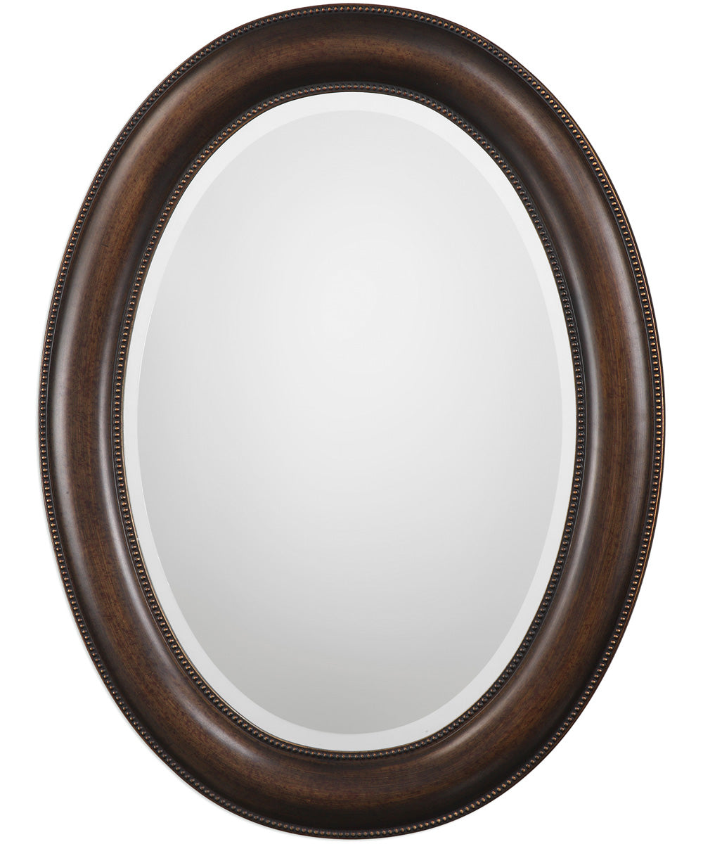 22x30" Wall Mirror Dark Bronze with Antique Gold