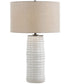 Barat White Ceramic Table Lamp