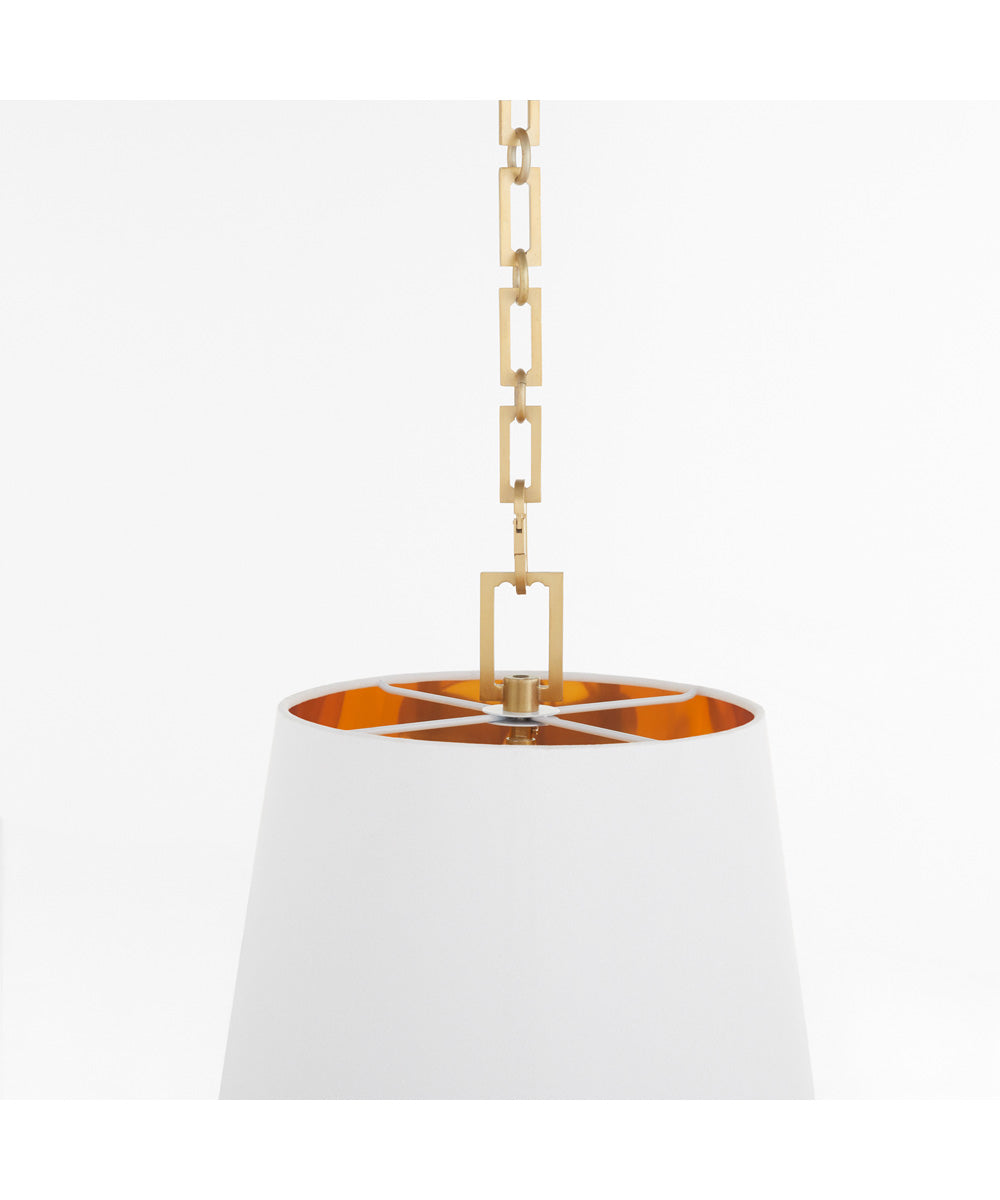 Karnes 3-light Pendant Aged Brass