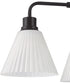 Pleated II 4-Light Lighting Flat Black