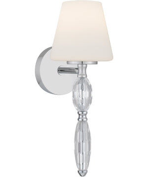 Stone 1-light Wall Sconce Polished Chrome
