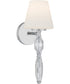Stone 1-light Wall Sconce Polished Chrome