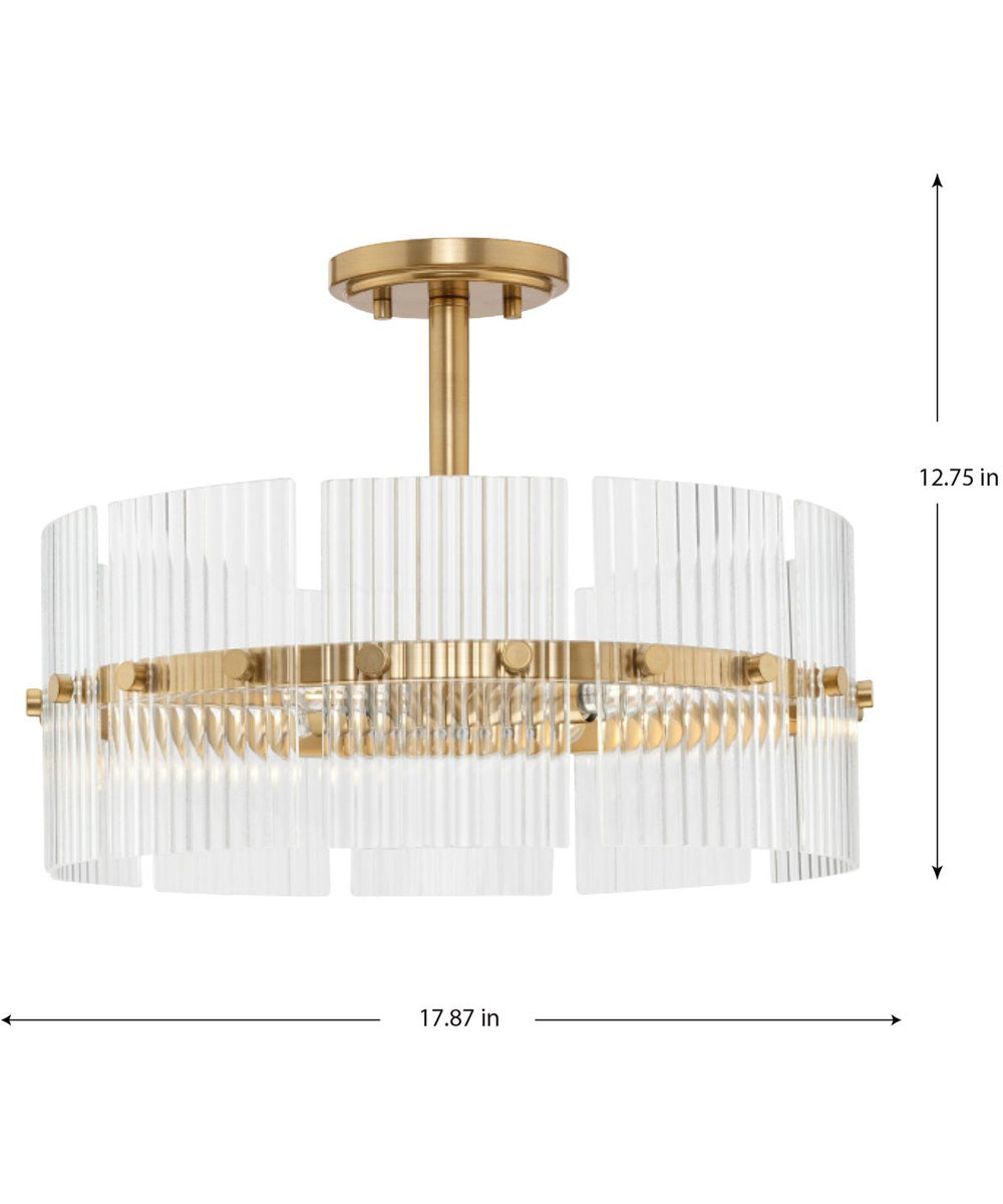 Seville 4-Light Pendant Soft Gold
