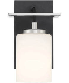 Prince St 1 Light Wall Sconce Matte Black