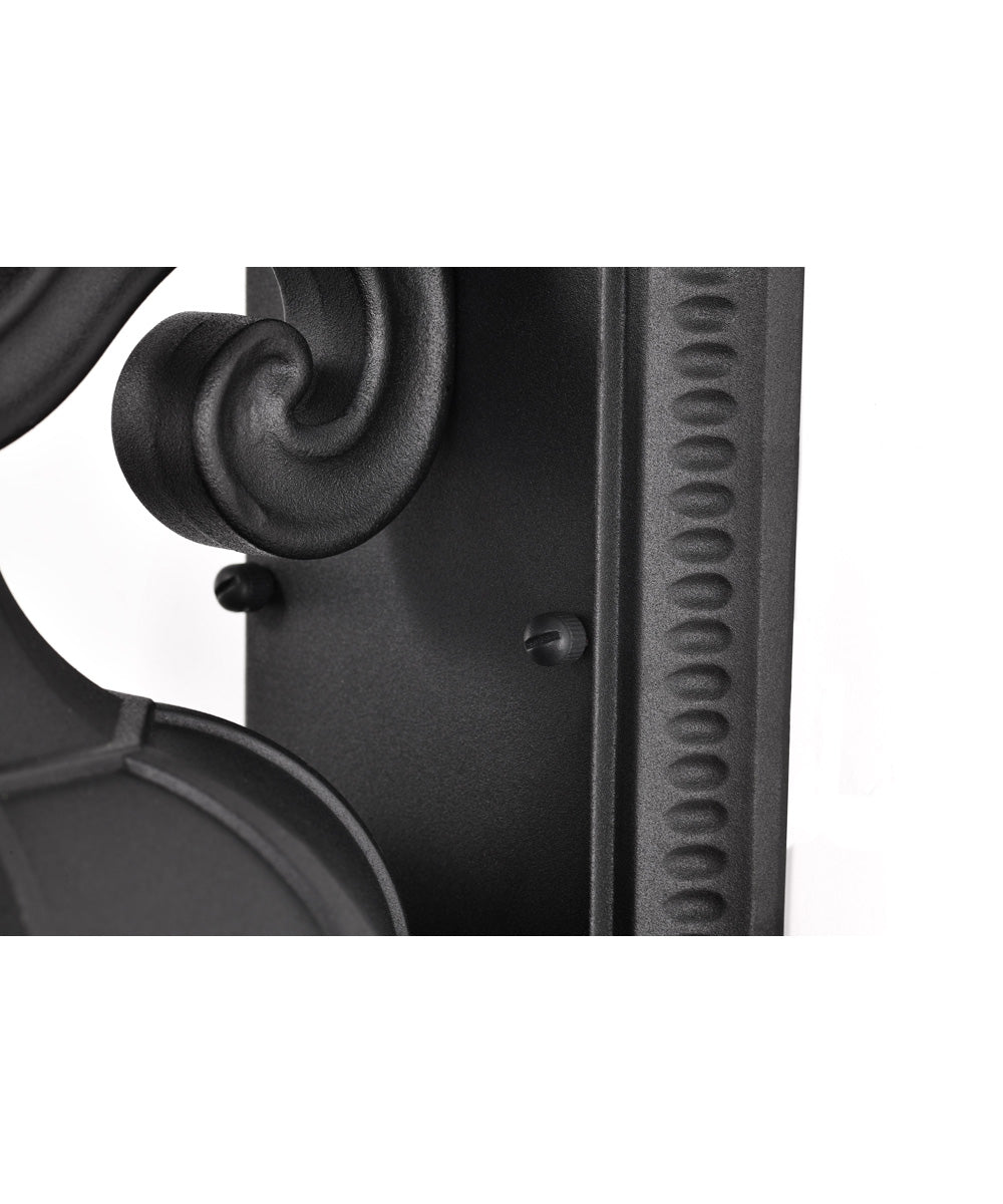 East River 1-Light Outdoor Matte Black