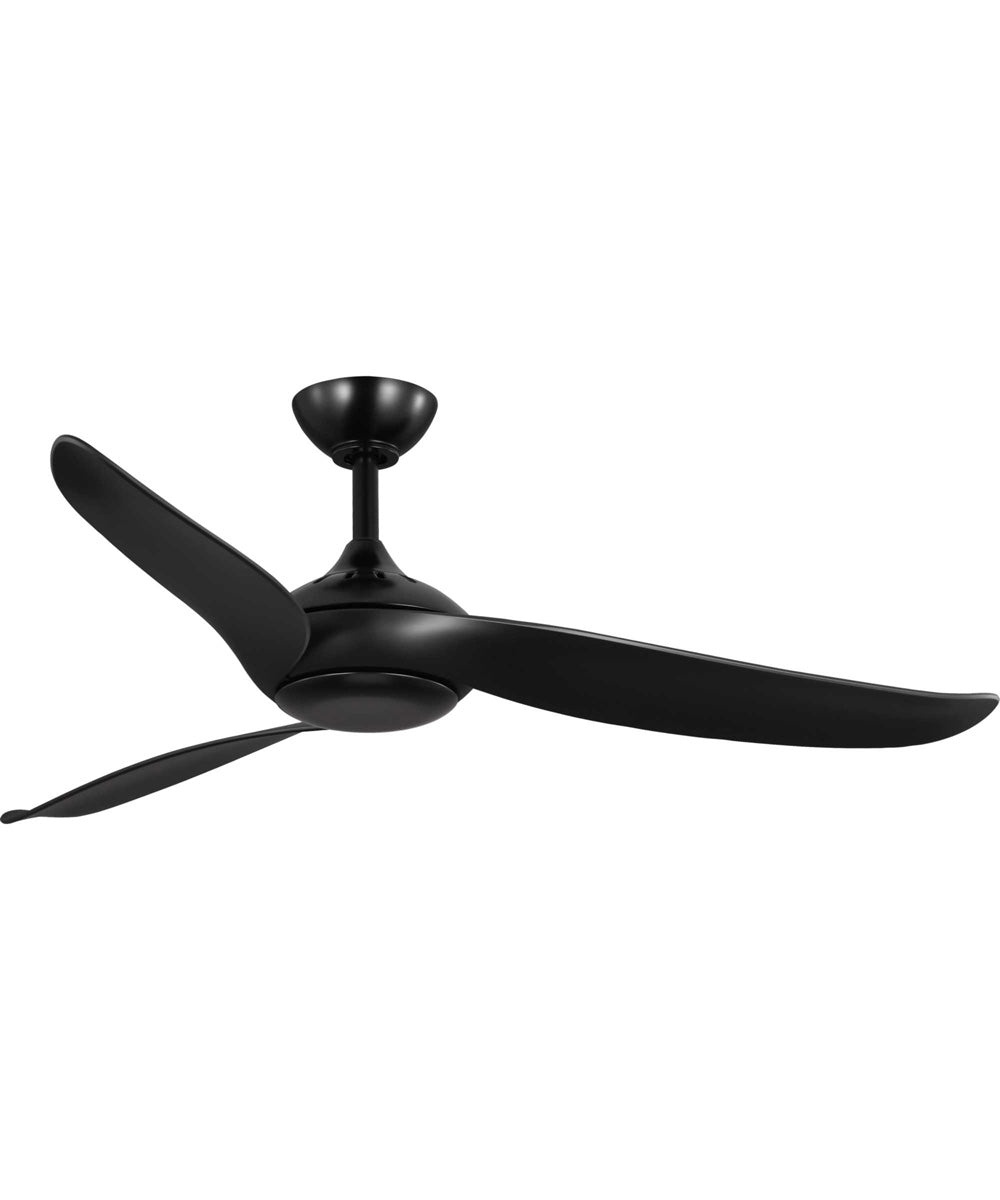 Conte 52-in 3-Blade Contemporary Ceiling Fan with Blades Matte Black