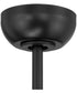 Cozy 52" 3-Blade Ceiling Fan 1-Light Fan Flat Black
