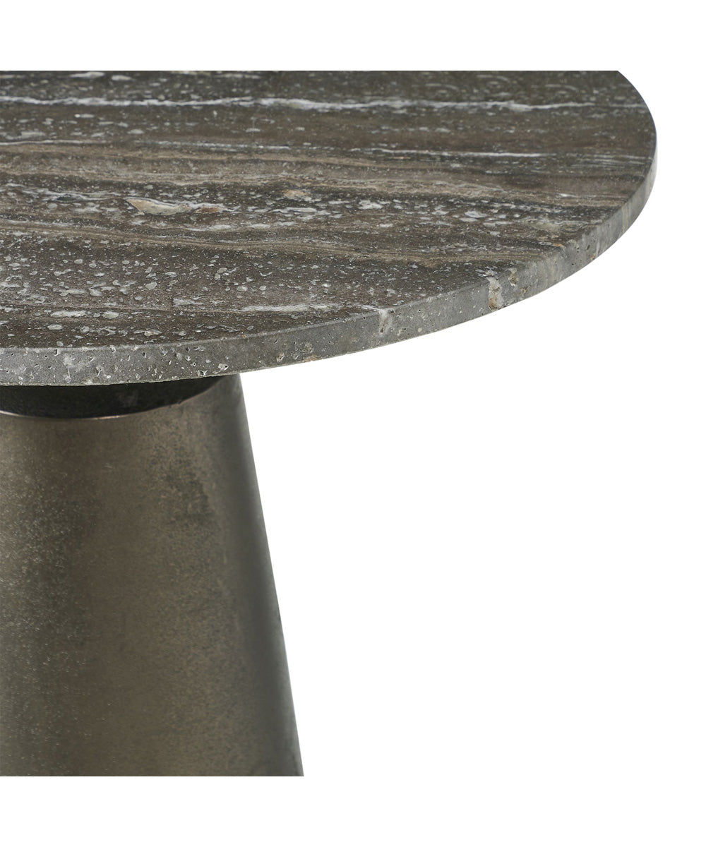 Midsummer Indoor-Outdoor Bronze Accent Table