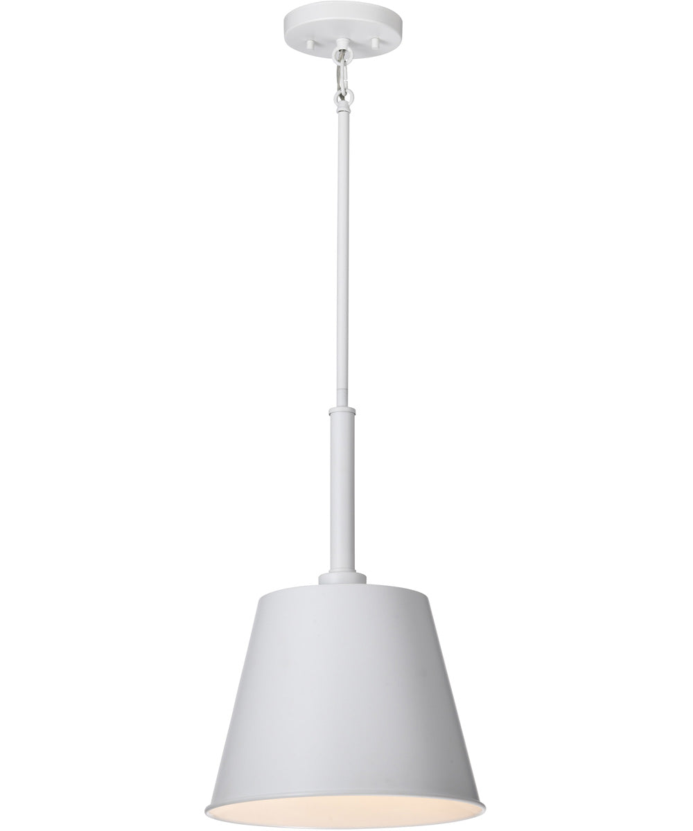 Alexis 1-Light Pendant Matte White