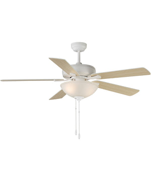 Super-Max 52 inch Ceiling Fan with 2-Light Kit Matte White
