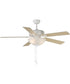 Super-Max 52 inch Ceiling Fan with 2-Light Kit Matte White
