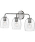 Percy 3-Light Medium Three Light Vanity in Antique Nickel