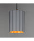 Primrose 1-Light Pendant Gold Leaf