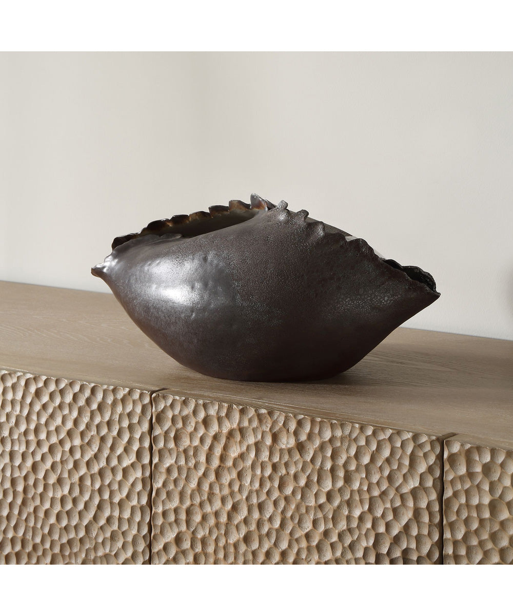 Blossom Bronzed Metallic Vase