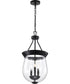 Boliver 3-Light Pendant Matte Black