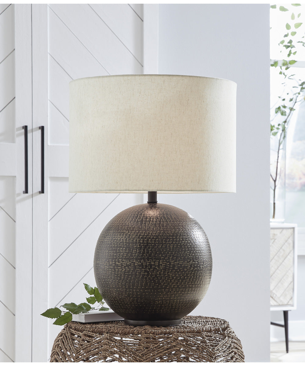 Hambell Metal Table Lamp Black/Gold