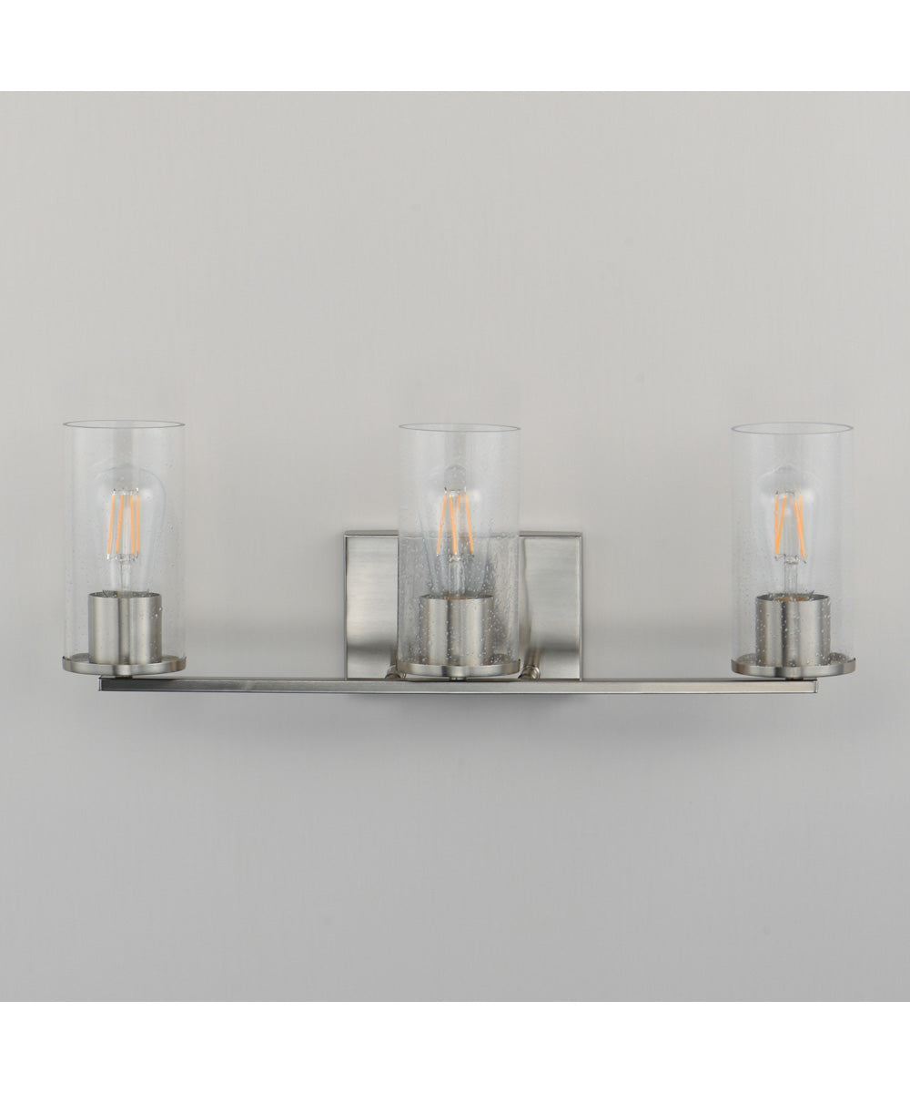 Livingston 3-Light Bath Vanity Satin Nickel