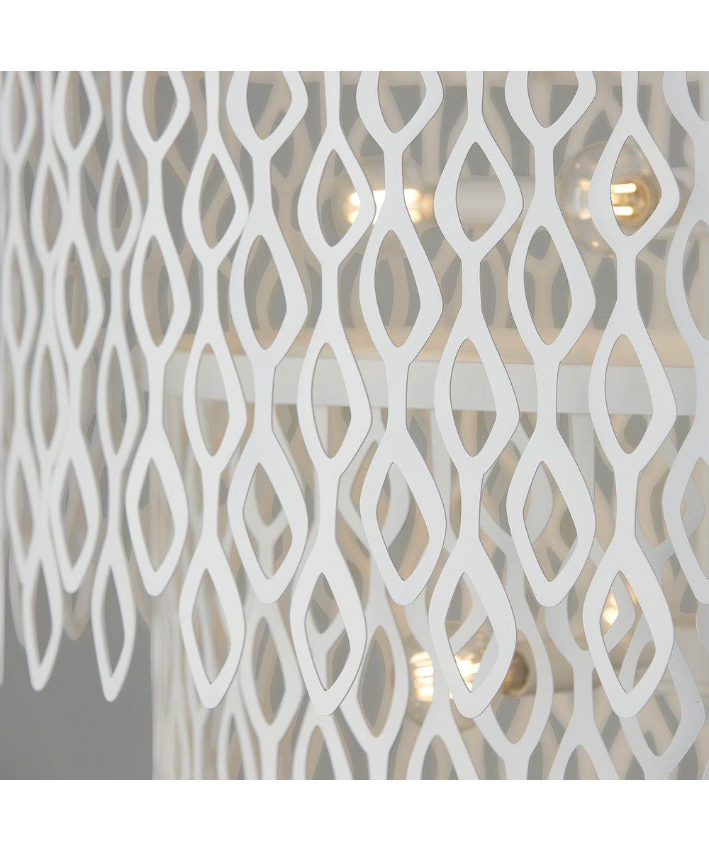 Phoebe 7-Light Pendant Matte White