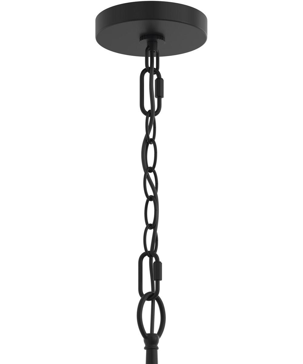 Jheni 4-Light Medium Chandelier Matte Black