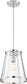 11"W Bruge 1-Light Pendant Polished Nickel / Clear